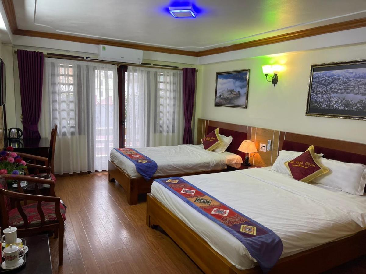 Hotel Sao Xanh サパ エクステリア 写真