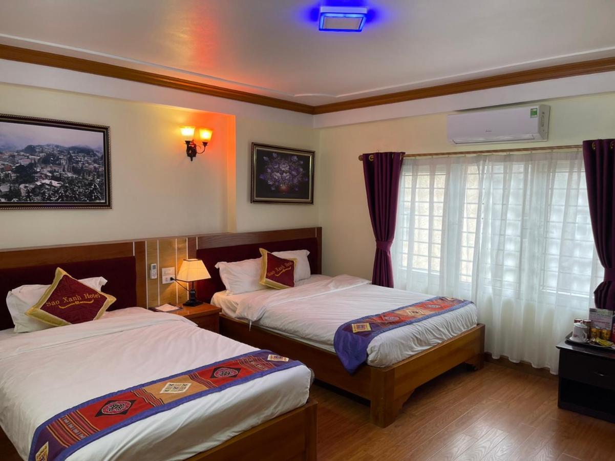 Hotel Sao Xanh サパ エクステリア 写真