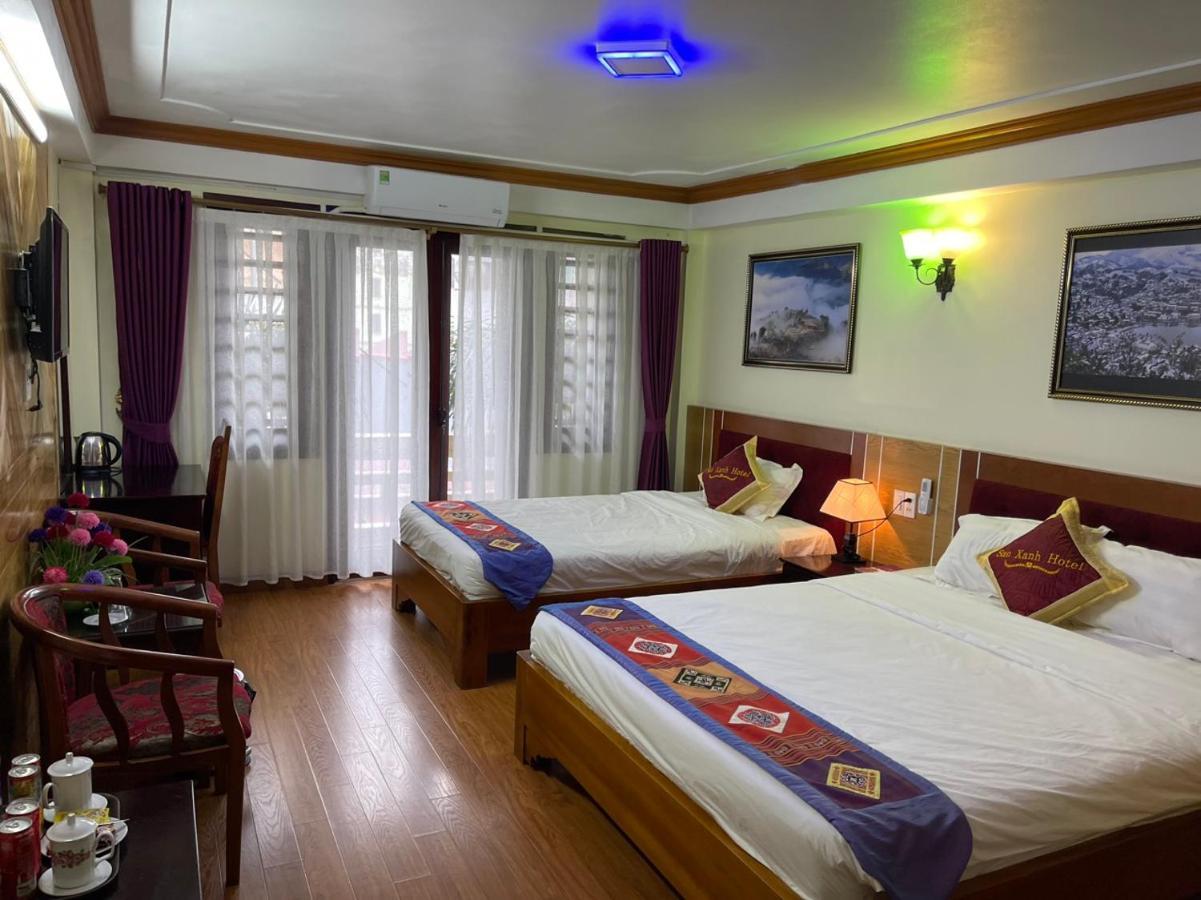 Hotel Sao Xanh サパ エクステリア 写真