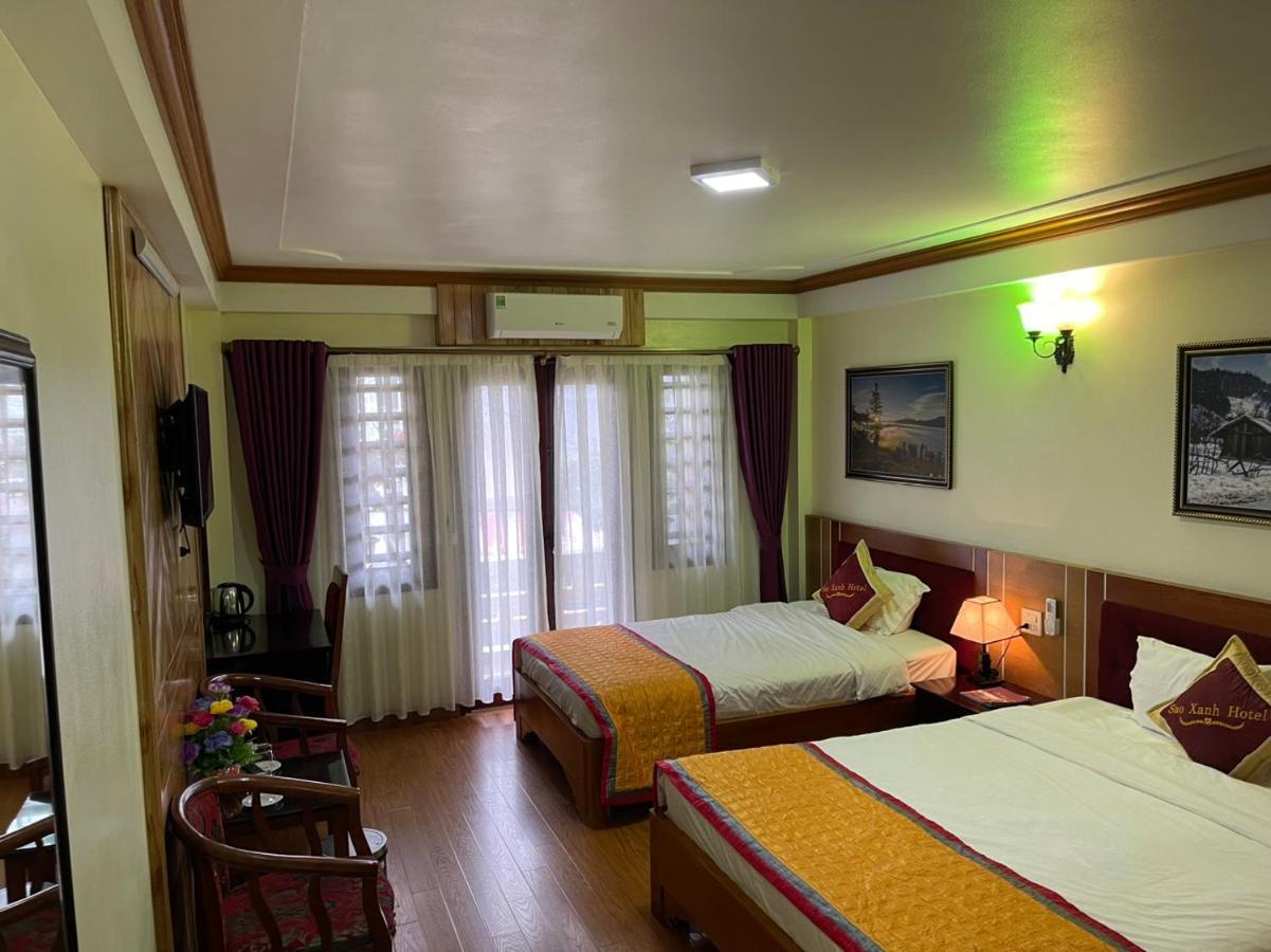Hotel Sao Xanh サパ エクステリア 写真